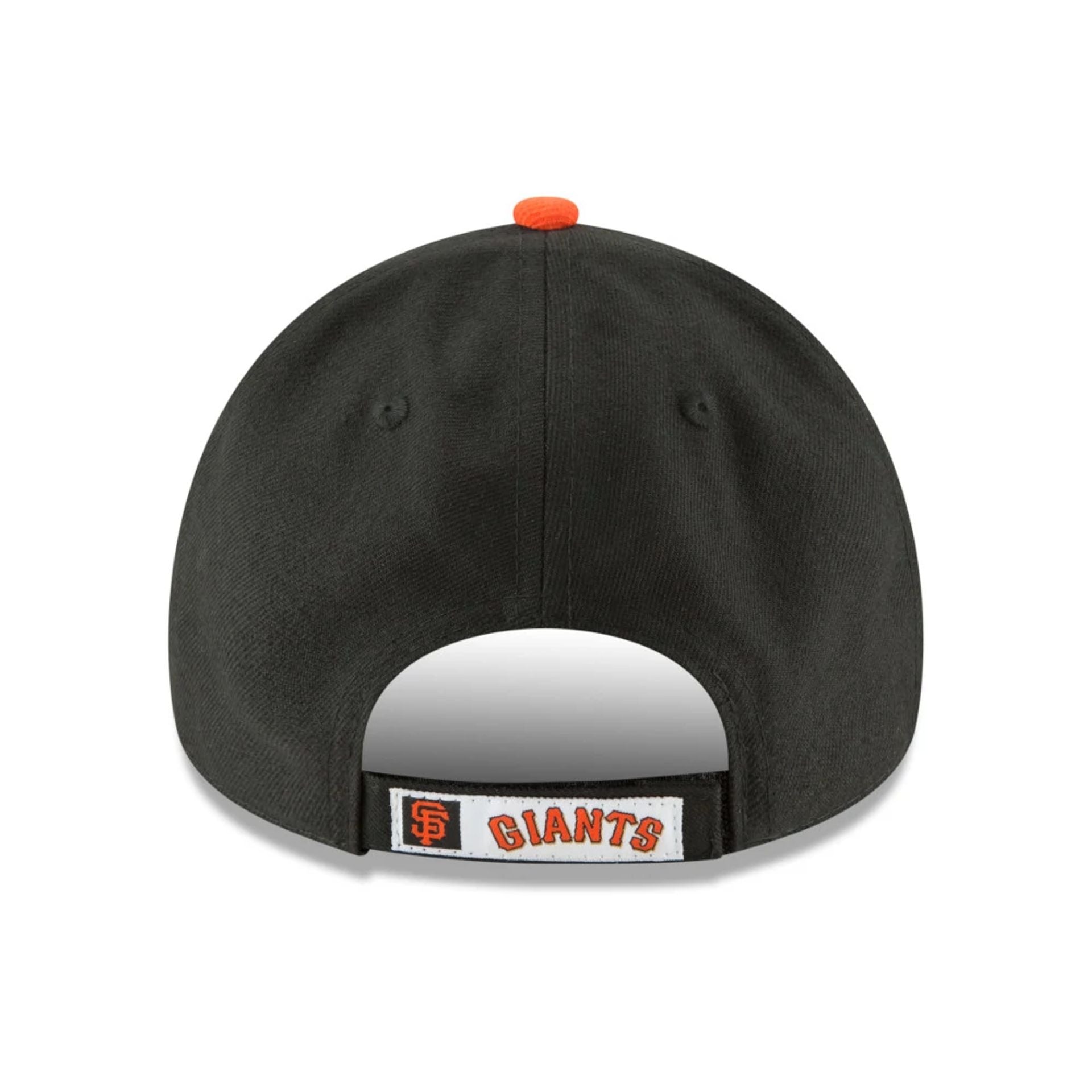 This is a San Francisco Giants The League Black 9FORTY Cap 5