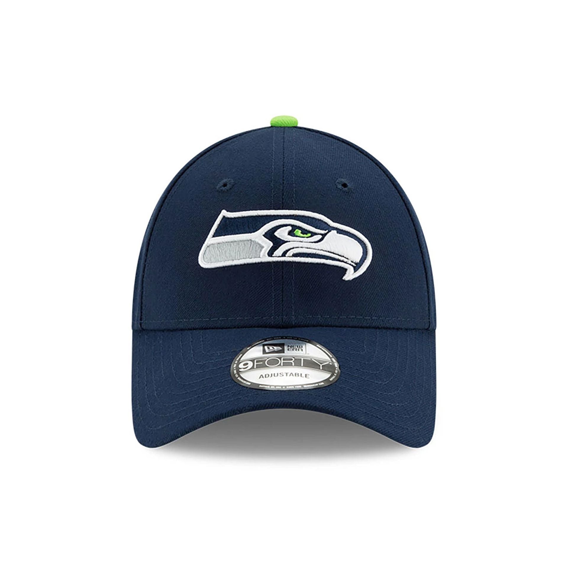 This is a Seattle Seahawks The League Blue 9FORTY Cap 3