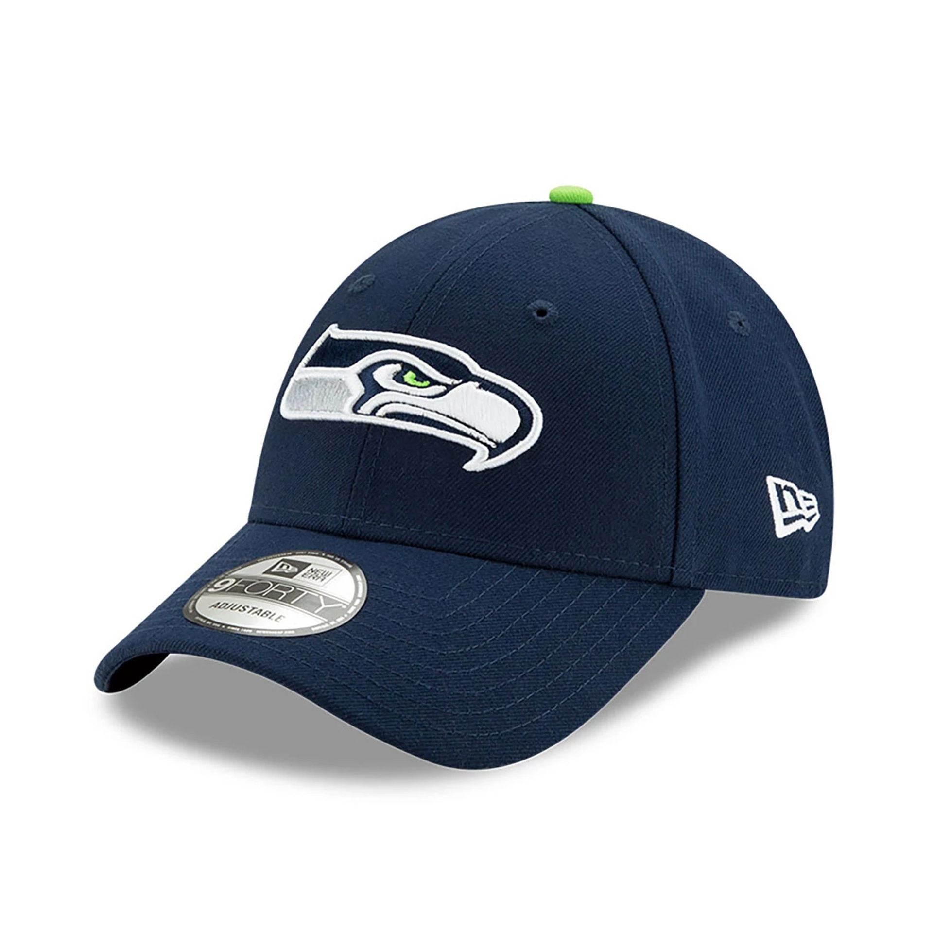 This is a Seattle Seahawks The League Blue 9FORTY Cap 1