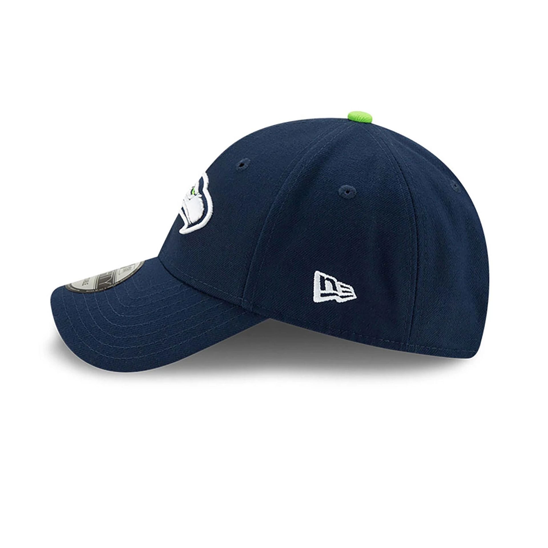 This is a Seattle Seahawks The League Blue 9FORTY Cap 5