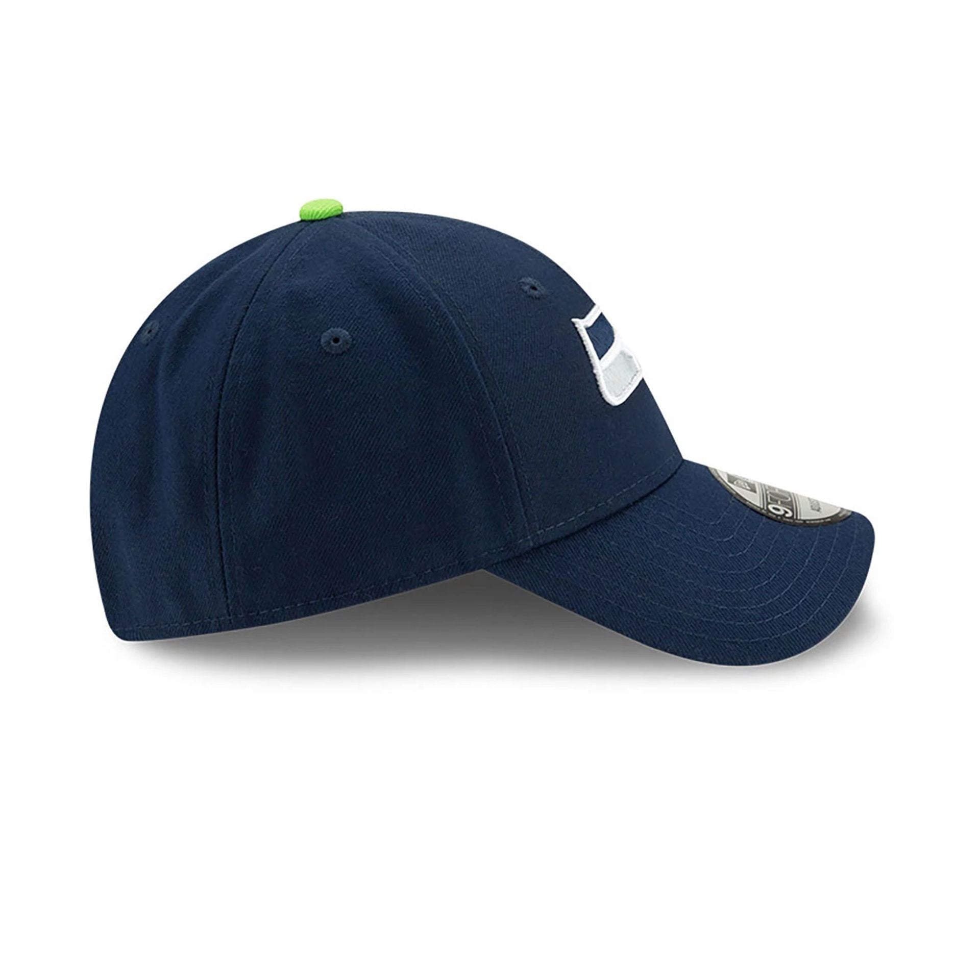 This is a Seattle Seahawks The League Blue 9FORTY Cap 6