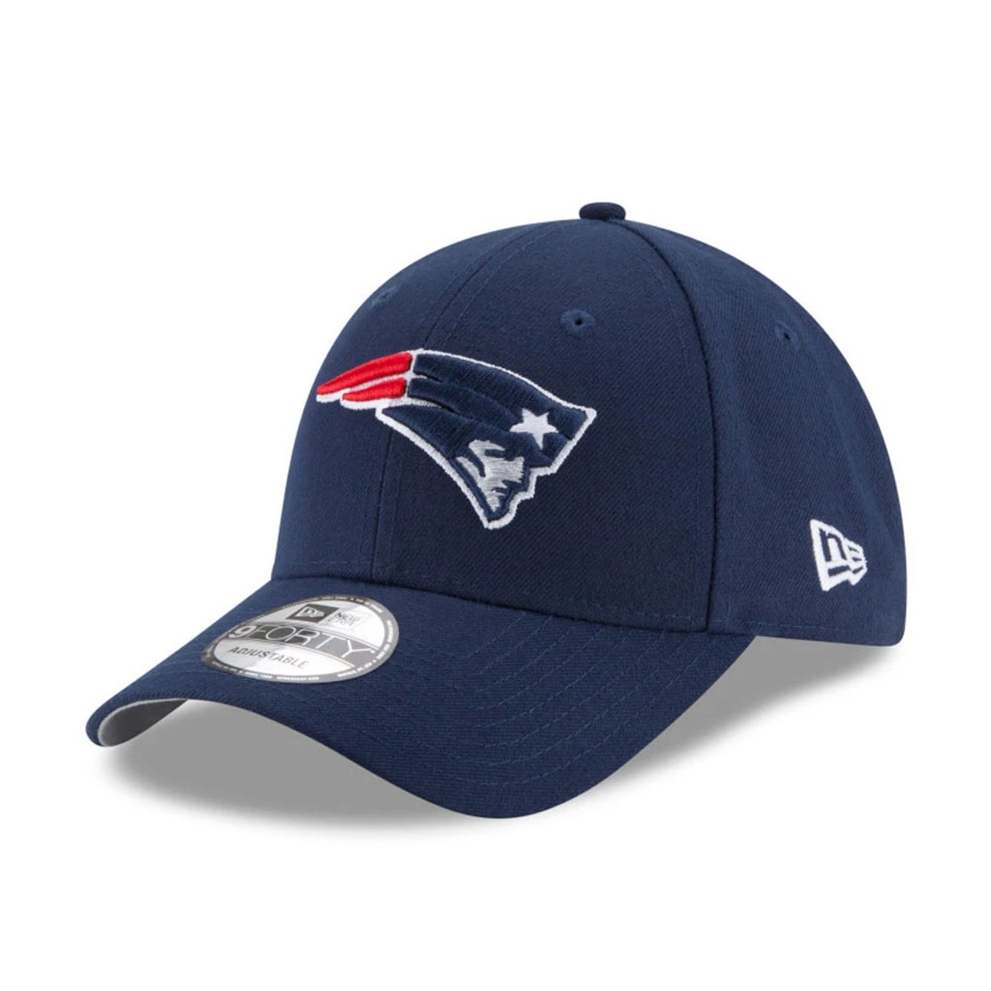 This is a New England Patriots The League Blue 9FORTY Cap 1