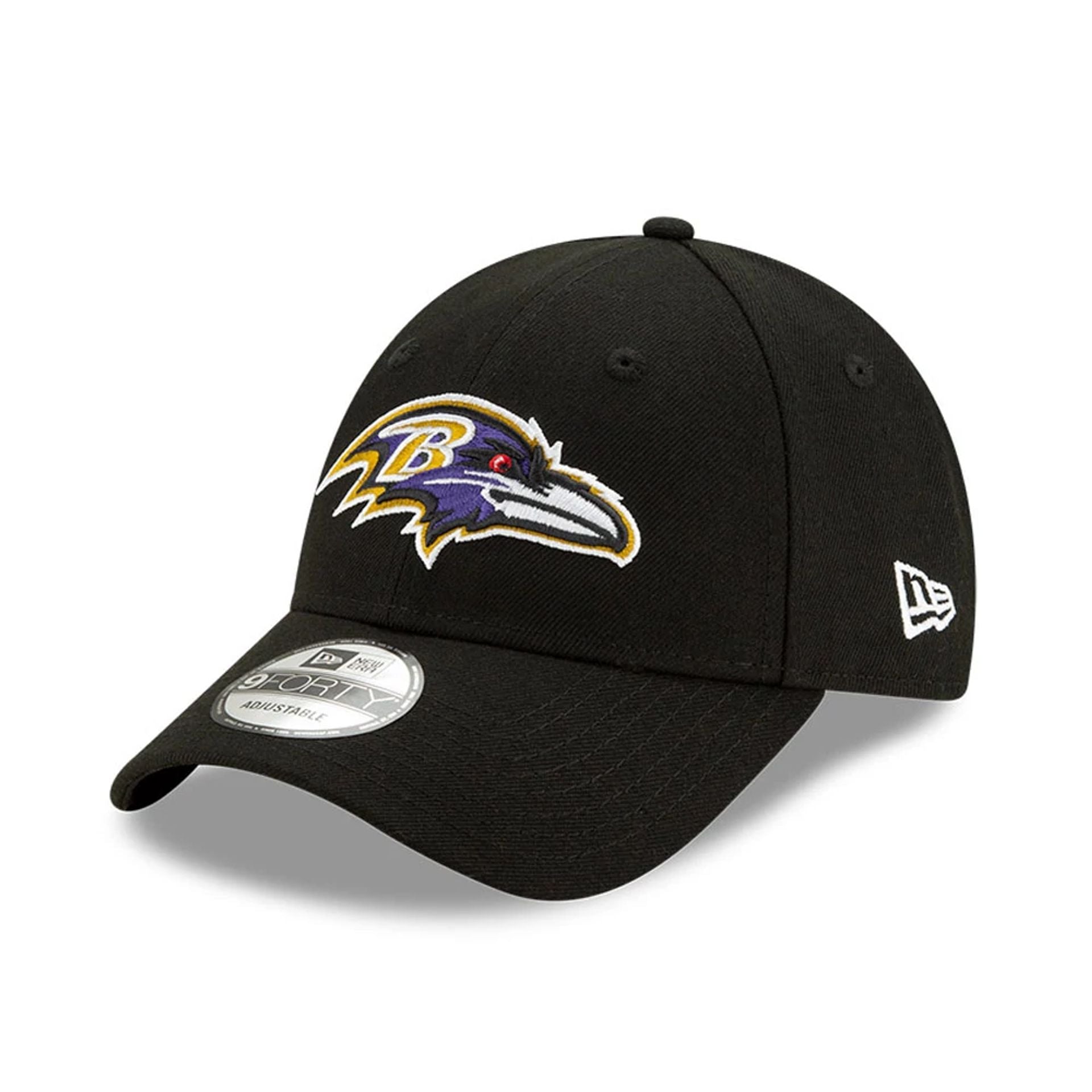 This is a Baltimore Ravens The League Black 9FORTY Cap 1