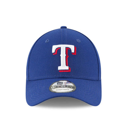 This is a Texas Rangers The League Blue 9FORTY Cap 2