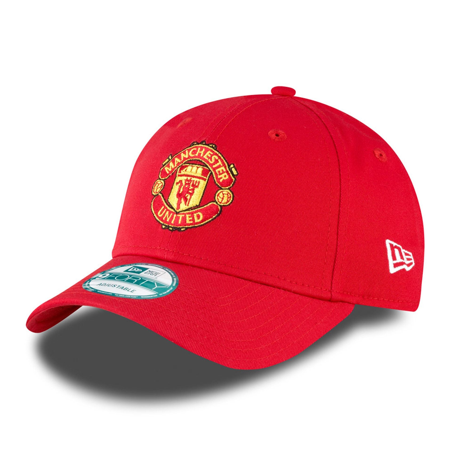 This is a Manchester United Essential Red 9FORTY Cap 1