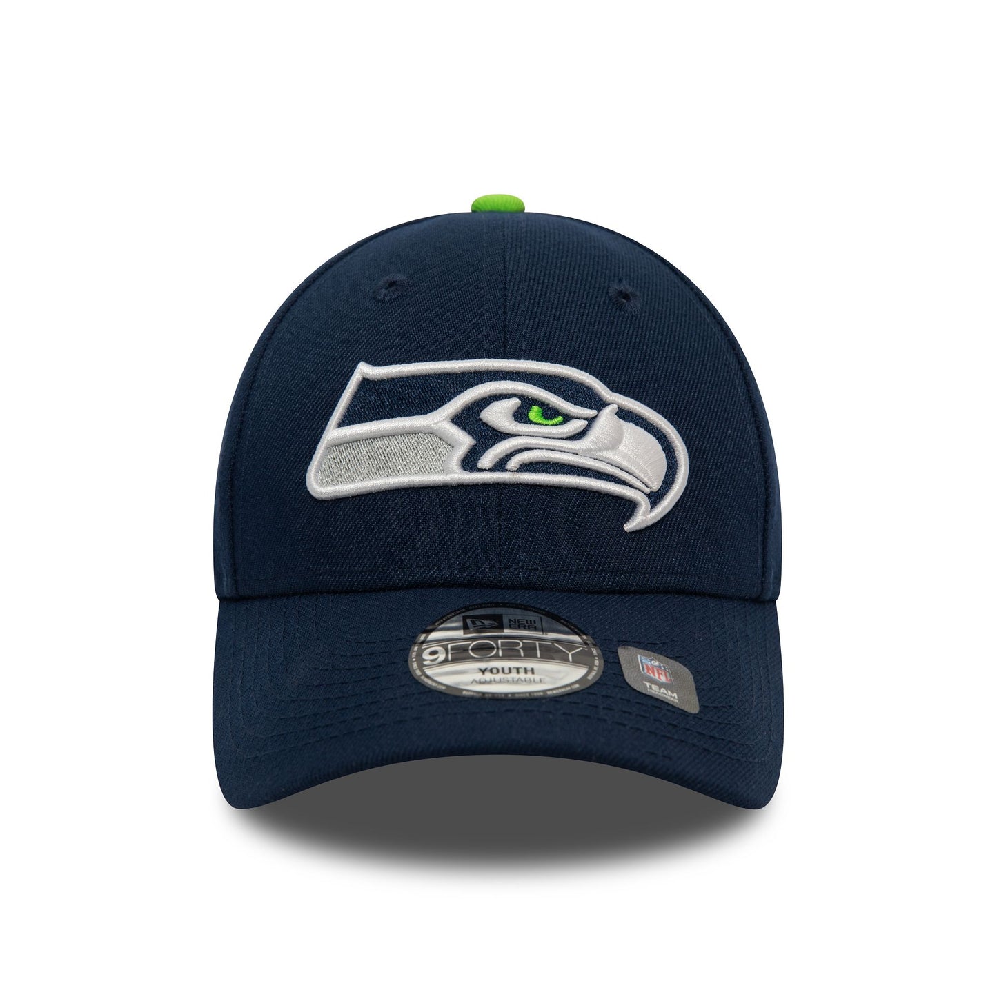 This is a Seattle Seahawks Youth The League Dark Blue 9FORTY Adjustable Cap 4