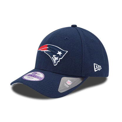 This is a New England Patriots Youth The League Dark Blue 9FORTY Adjustable Cap 1