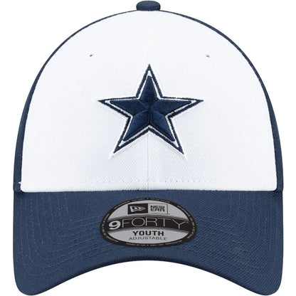 This is a Dallas Cowboys Youth The League Dark Blue 9FORTY Adjustable Cap 2