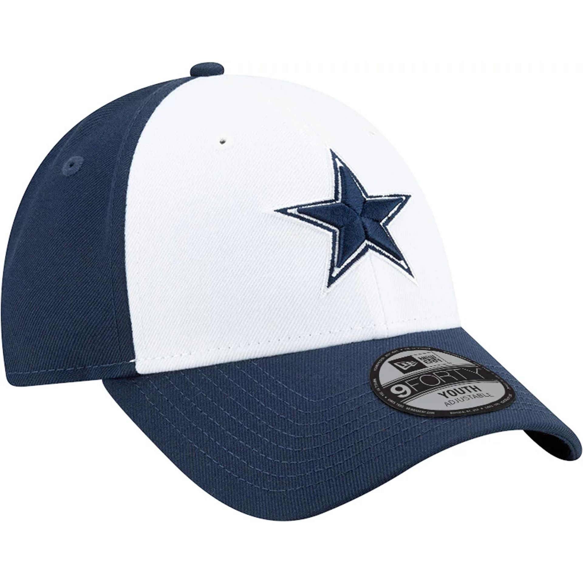 This is a Dallas Cowboys Youth The League Dark Blue 9FORTY Adjustable Cap 3