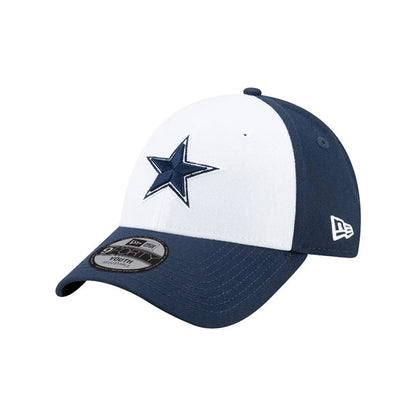 This is a Dallas Cowboys Youth The League Dark Blue 9FORTY Adjustable Cap 1