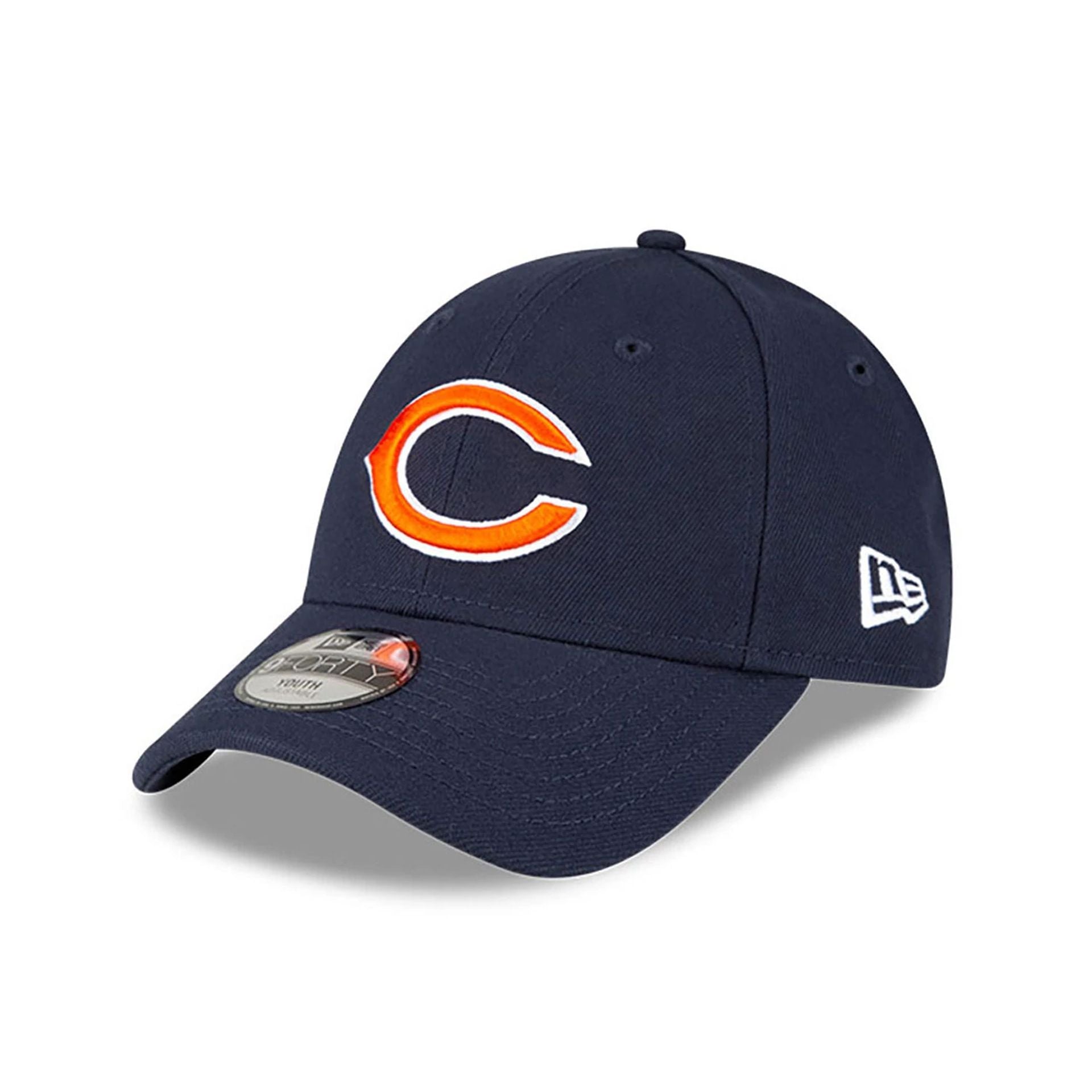 This is a Chicago Bears Youth The League Navy 9FORTY Adjustable Cap 1