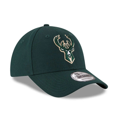 This is a Milwaukee Bucks The League Green 9FORTY Cap 3