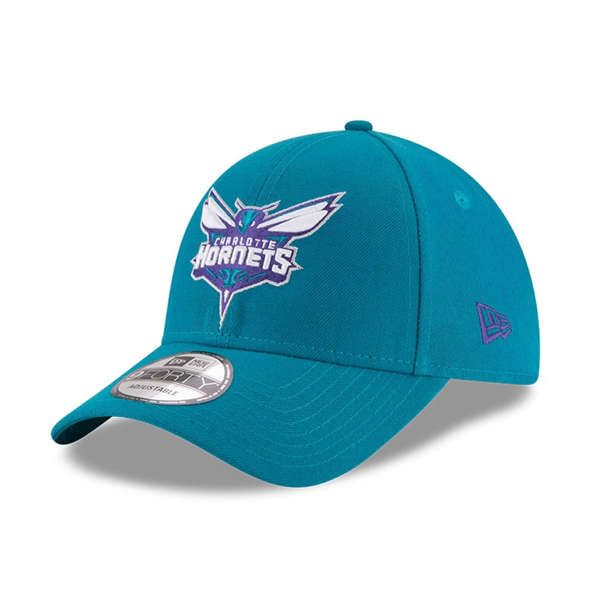 This is a Charlotte Hornets The League Teal 9FORTY Cap 3