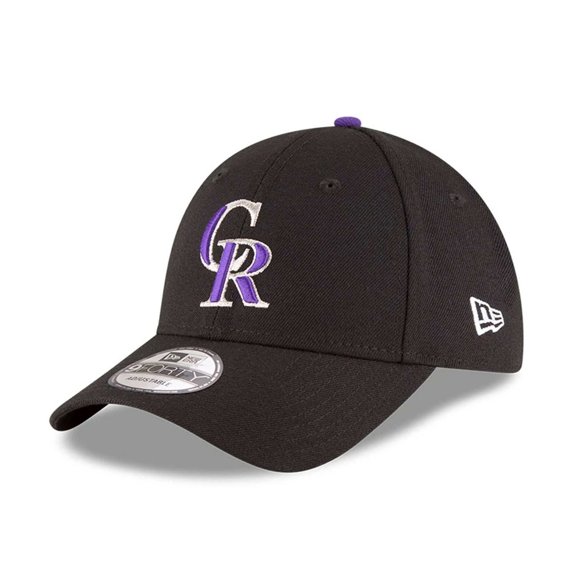 This is a Colorado Rockies The League Black 9FORTY Cap 1