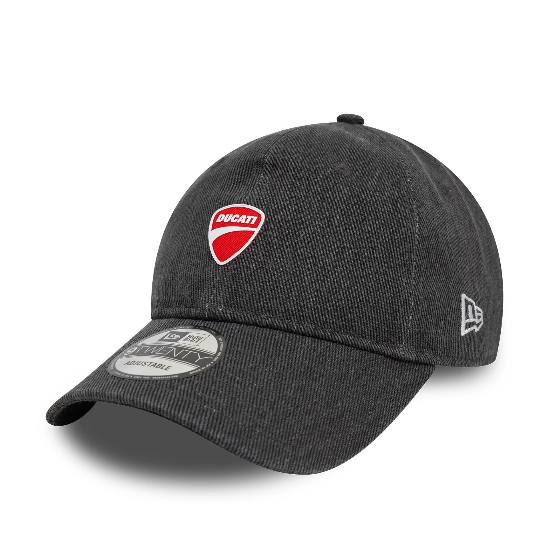 This is a Ducati Motor Logo Black 9TWENTY Adjustable Cap 1