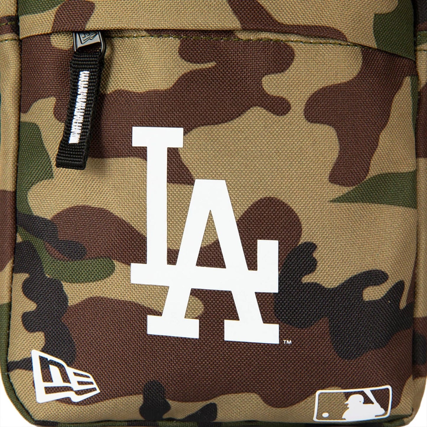 This is a LA Dodgers Woodland Camo Side Bag 2