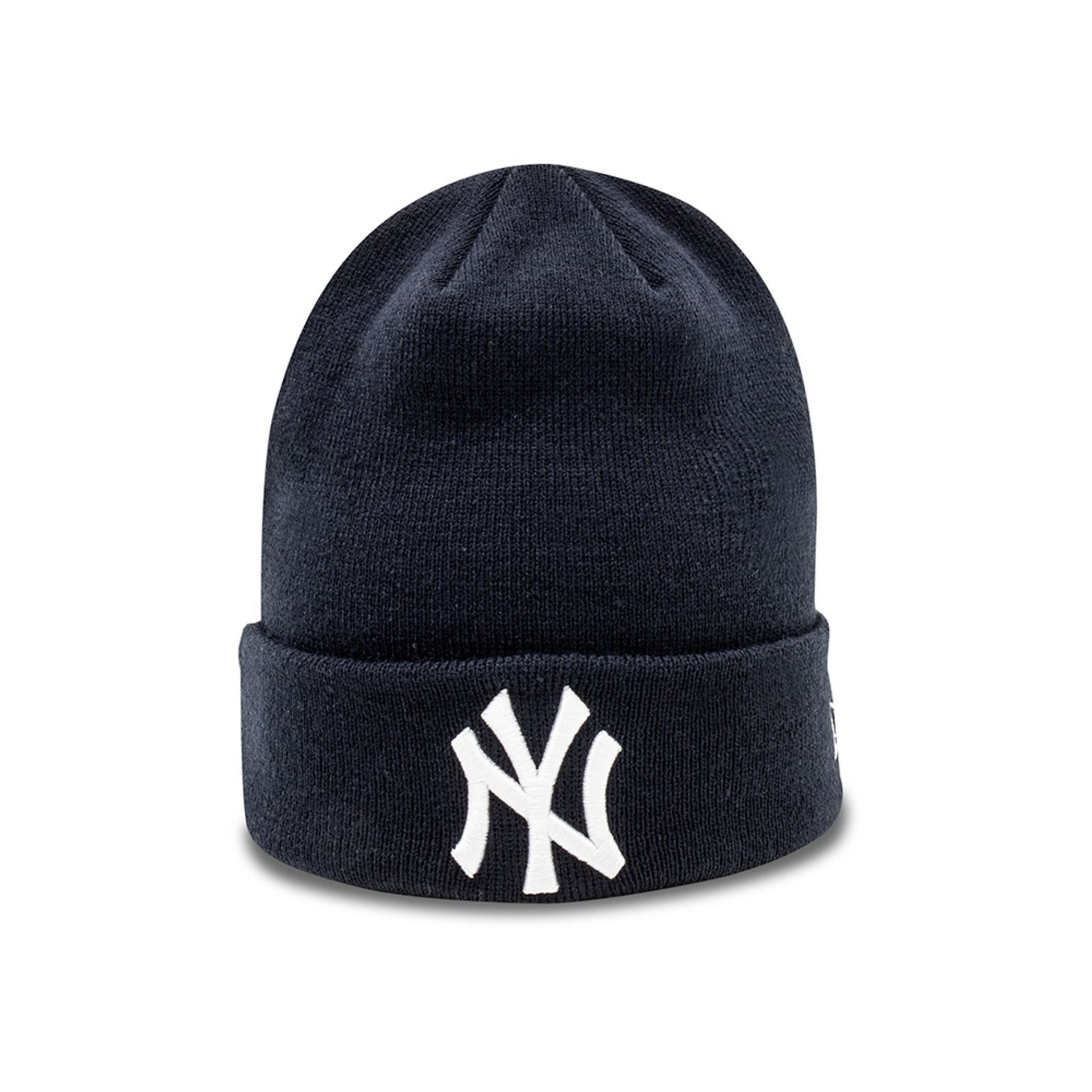 New York Yankees Essential Navy Cuff Beanie Hat | New Era Cap UK