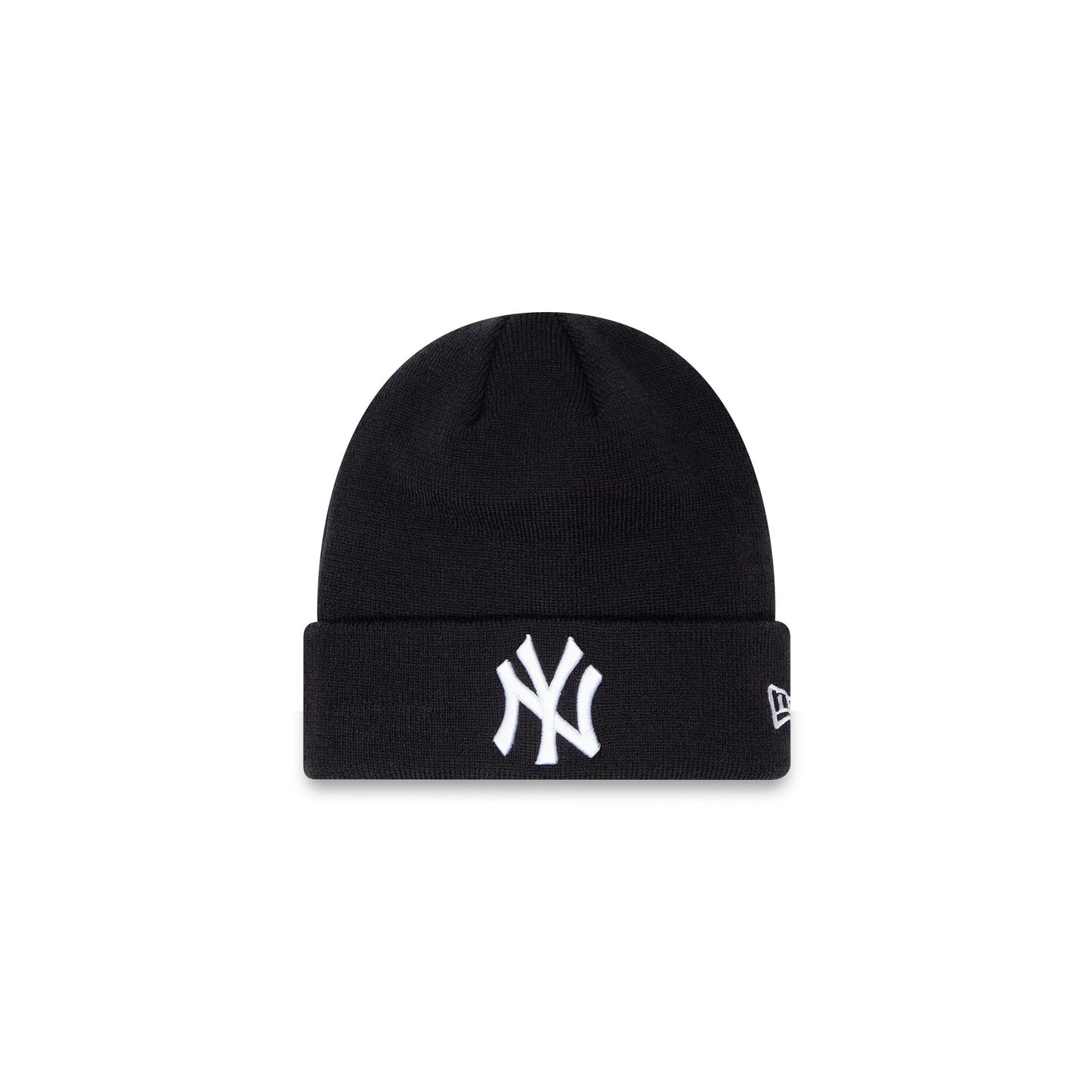 This is a New York Yankees Essential Navy Cuff Beanie Hat 3