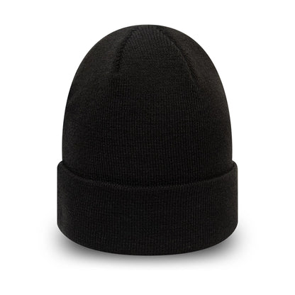 This is a New Era Essential Black Cuff Beanie Hat 2