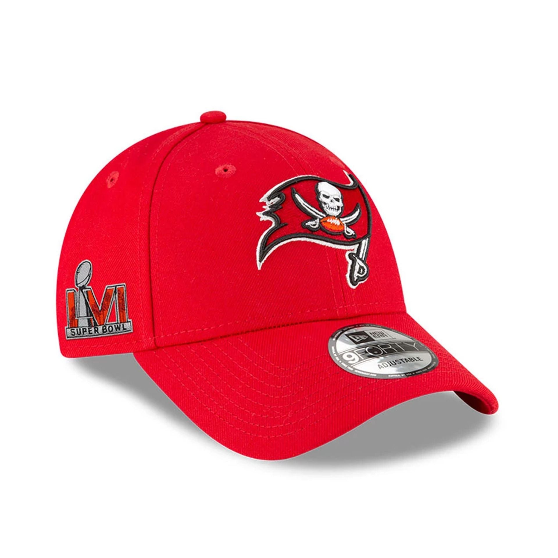 This is a Tampa Bay Buccaneers Youth The League Red 9FORTY Adjustable Cap 3