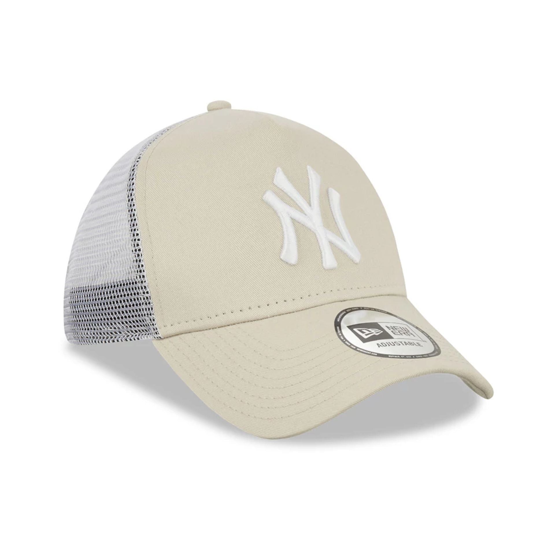 This is a New York Yankees Stone A-Frame Trucker Cap 3