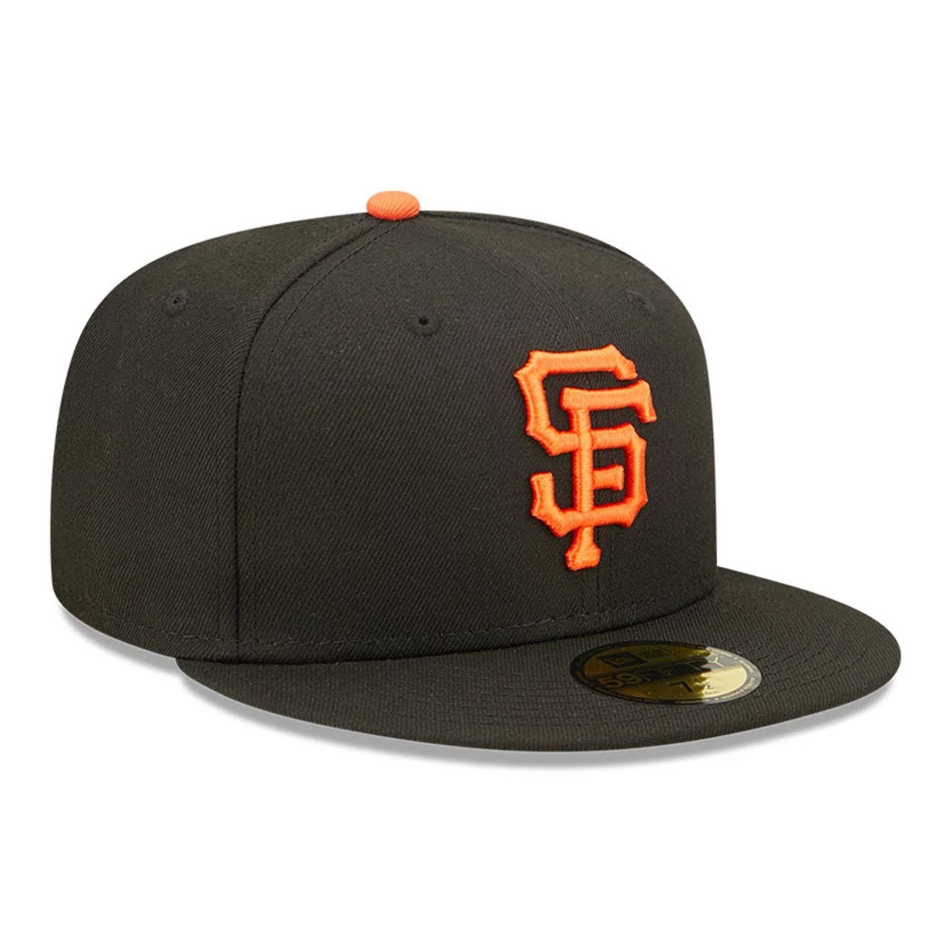 This is a San Francisco Giants Authentic On Field Game Black 59FIFTY Cap 5