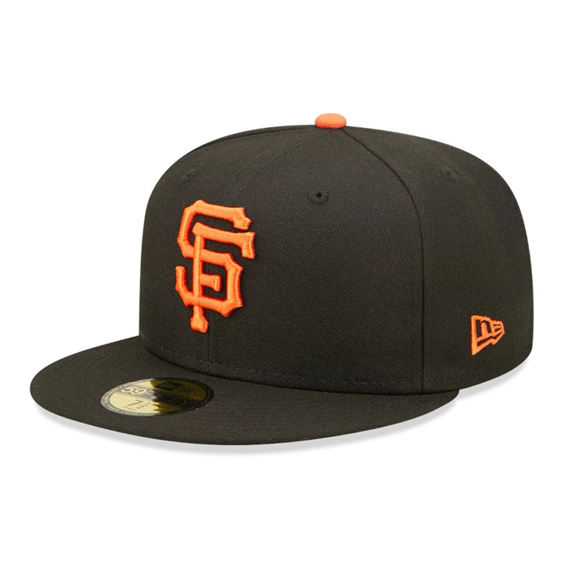 This is a San Francisco Giants Authentic On Field Game Black 59FIFTY Cap 1