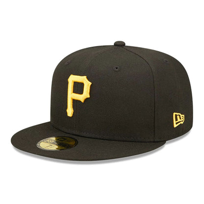 This is a Pittsburgh Pirates Authentic On Field Game Black 59FIFTY Cap 1