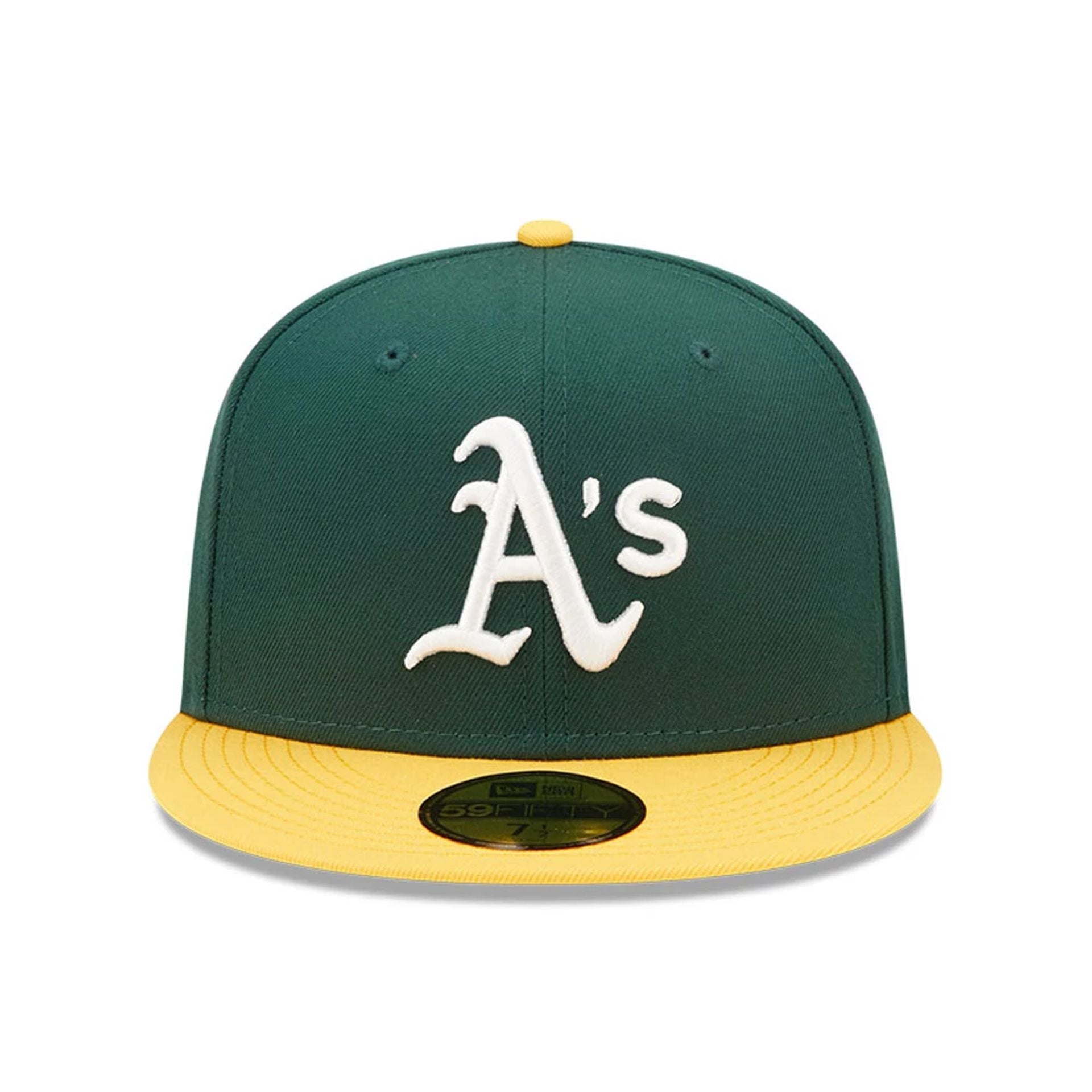 This is a Oakland Athletics MLB Dark Green 59FIFTY Fitted Cap 4