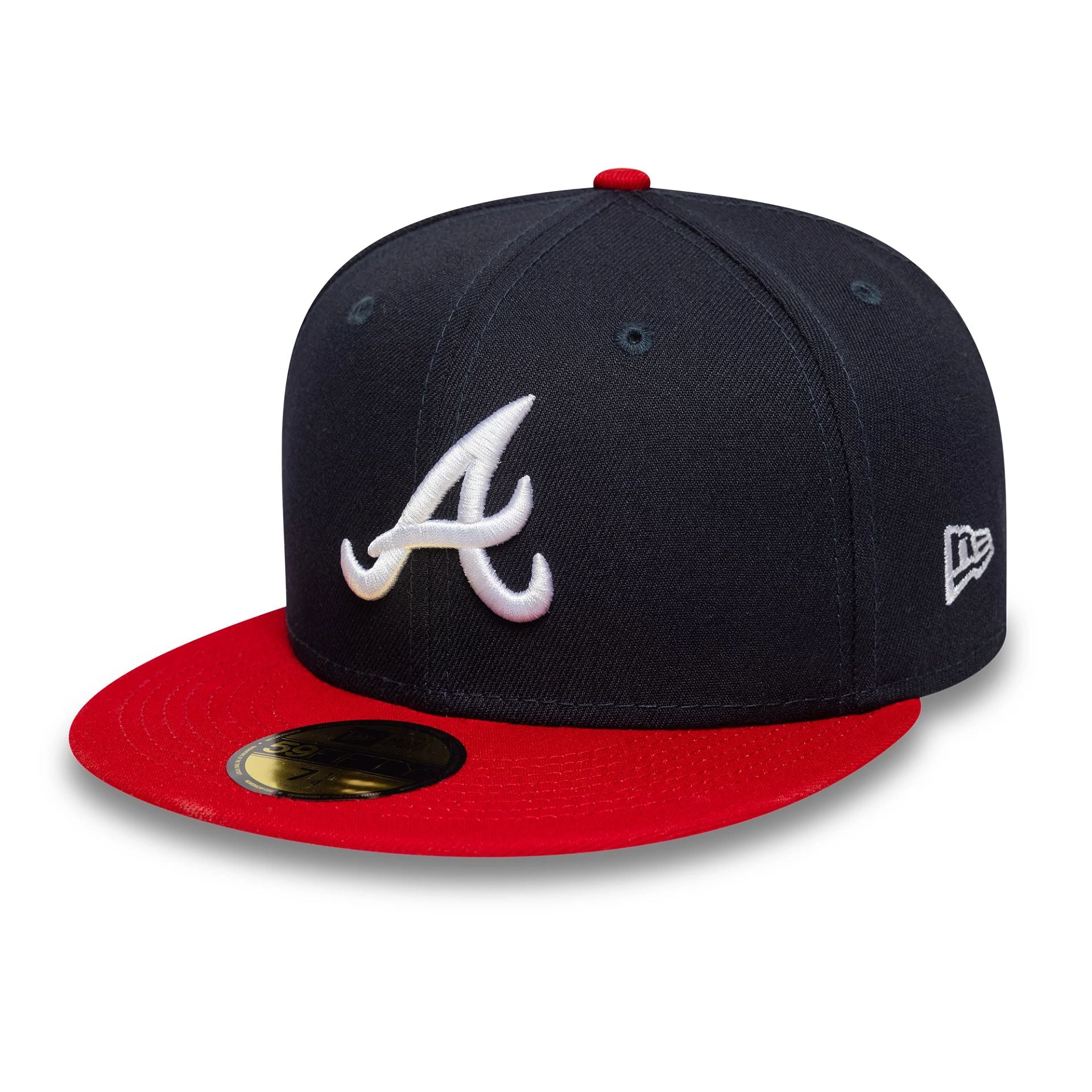 This is a Atlanta Braves Authentic On Field Home Navy 59FIFTY Cap 1