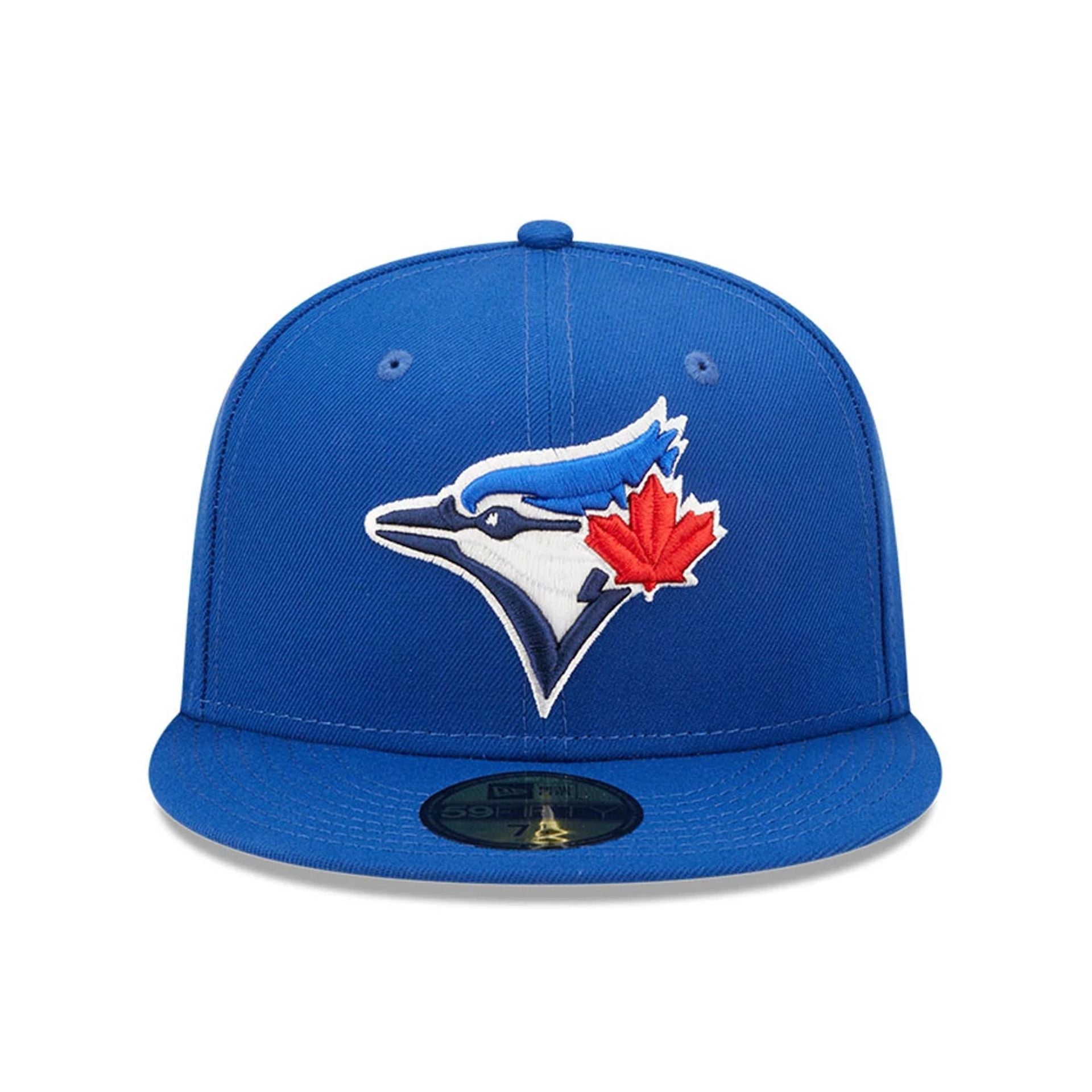 This is a Toronto Blue Jays MLB Blue 59FIFTY Fitted Cap 3