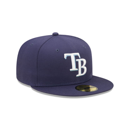 This is a Tampa Bay Rays Authentic On Field Navy 59FIFTY Cap 4