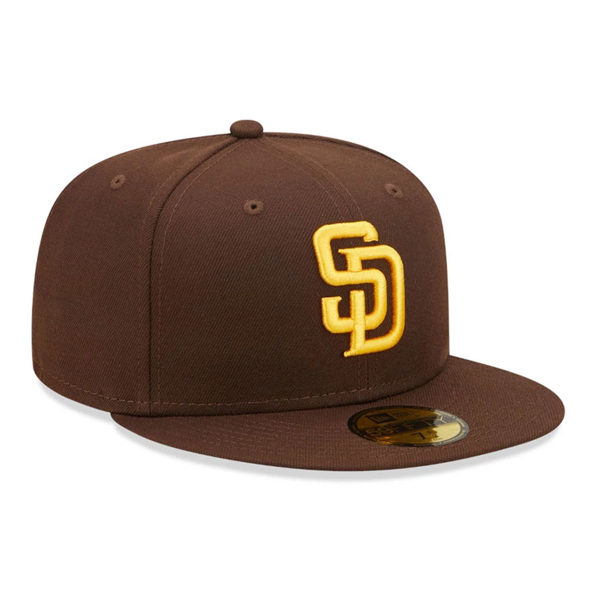 This is a San Diego Padres Authentic On Field Brown 59FIFTY Cap 4