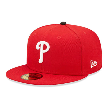 This is a Philadelphia Phillies Authentic On Field Red 59FIFTY Cap 1