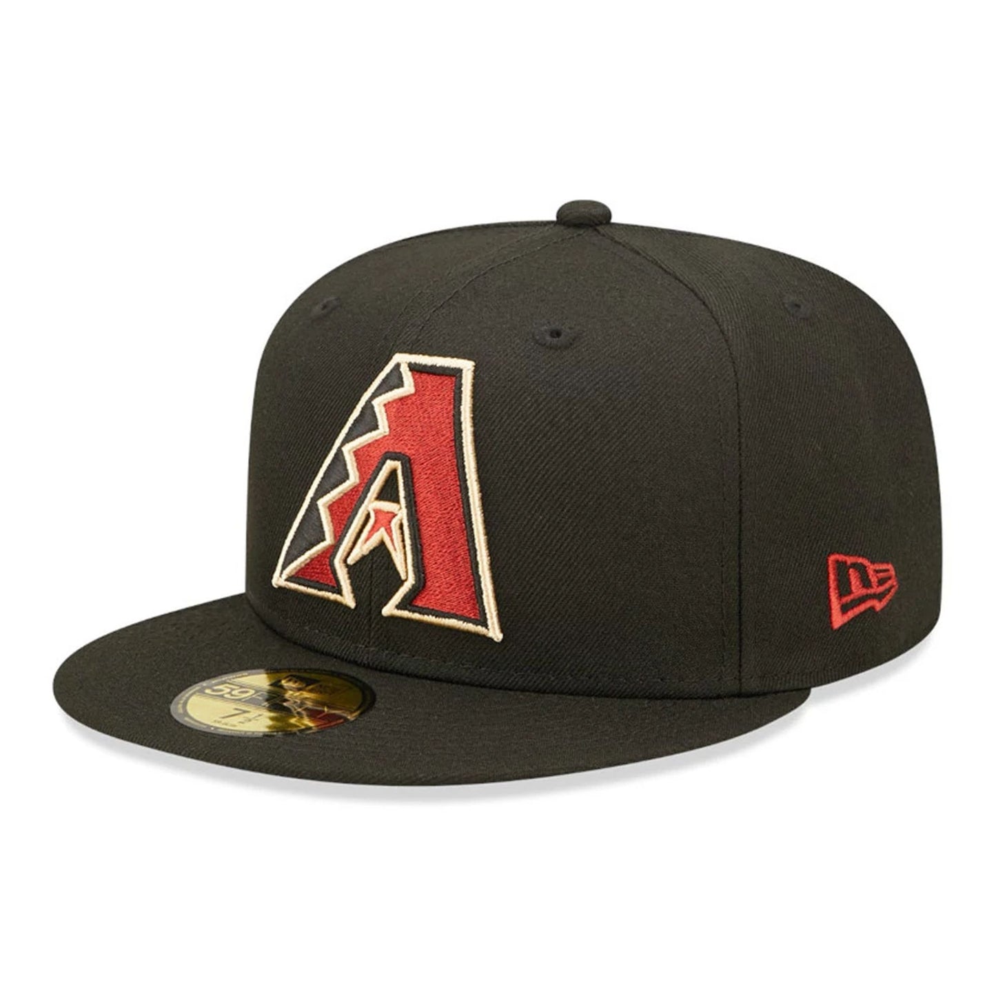 This is a Arizona Diamondbacks Authentic On Field Game Black 59FIFTY Fitted Cap 1