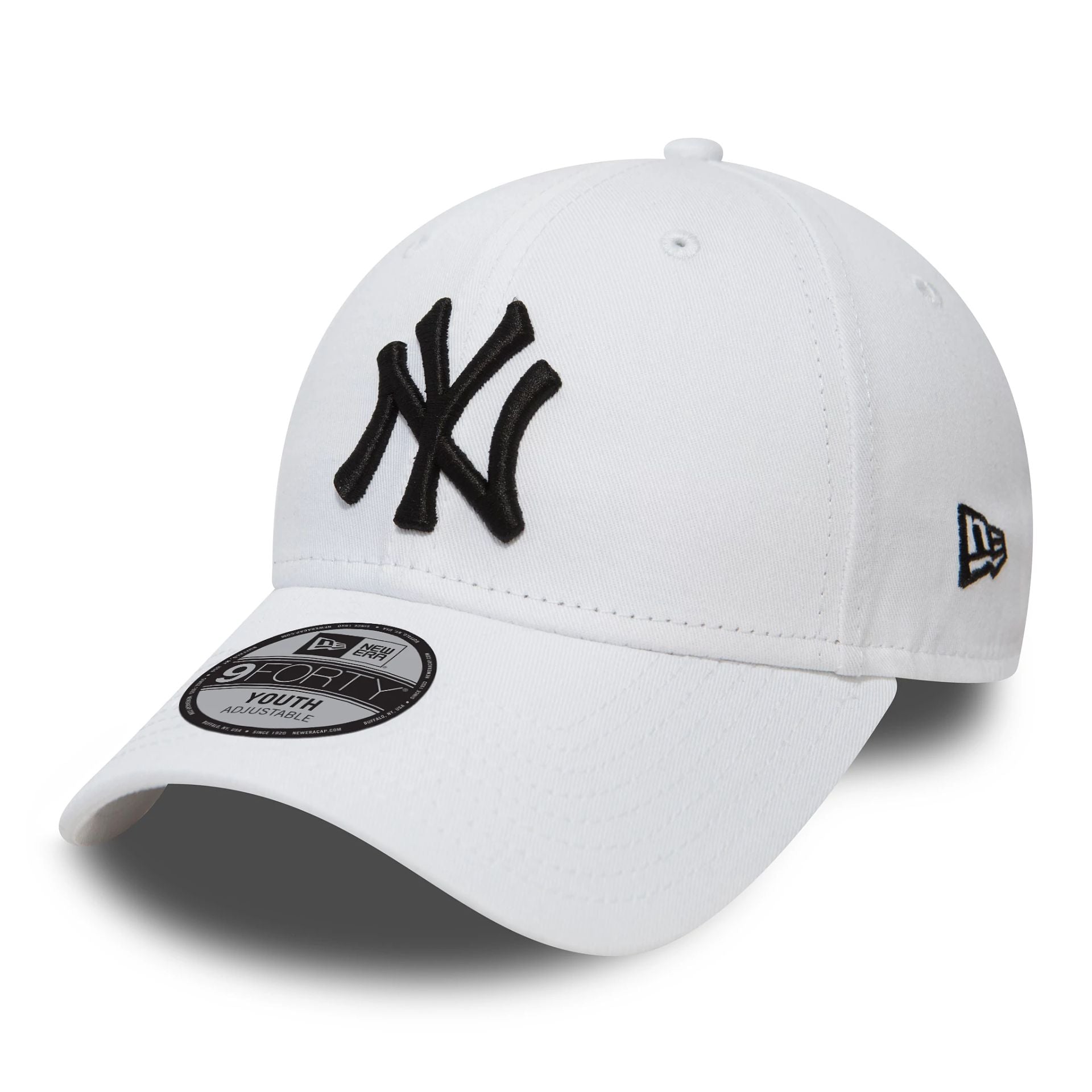 This is a New York Yankees White Kids 9FORTY Cap 1