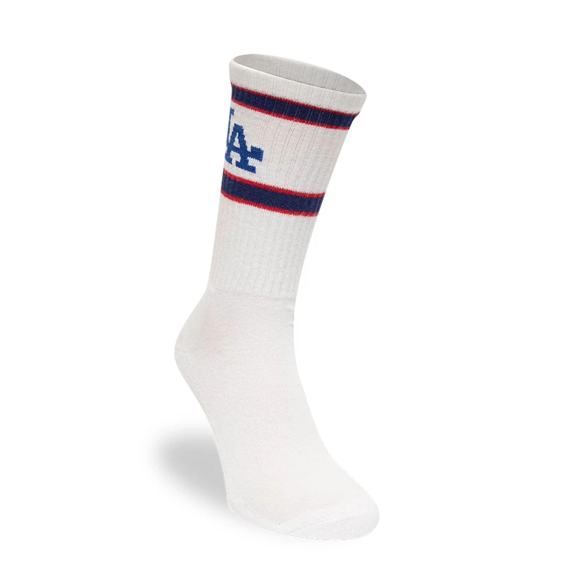 This is a LA Dodgers MLB Premium White Socks 1