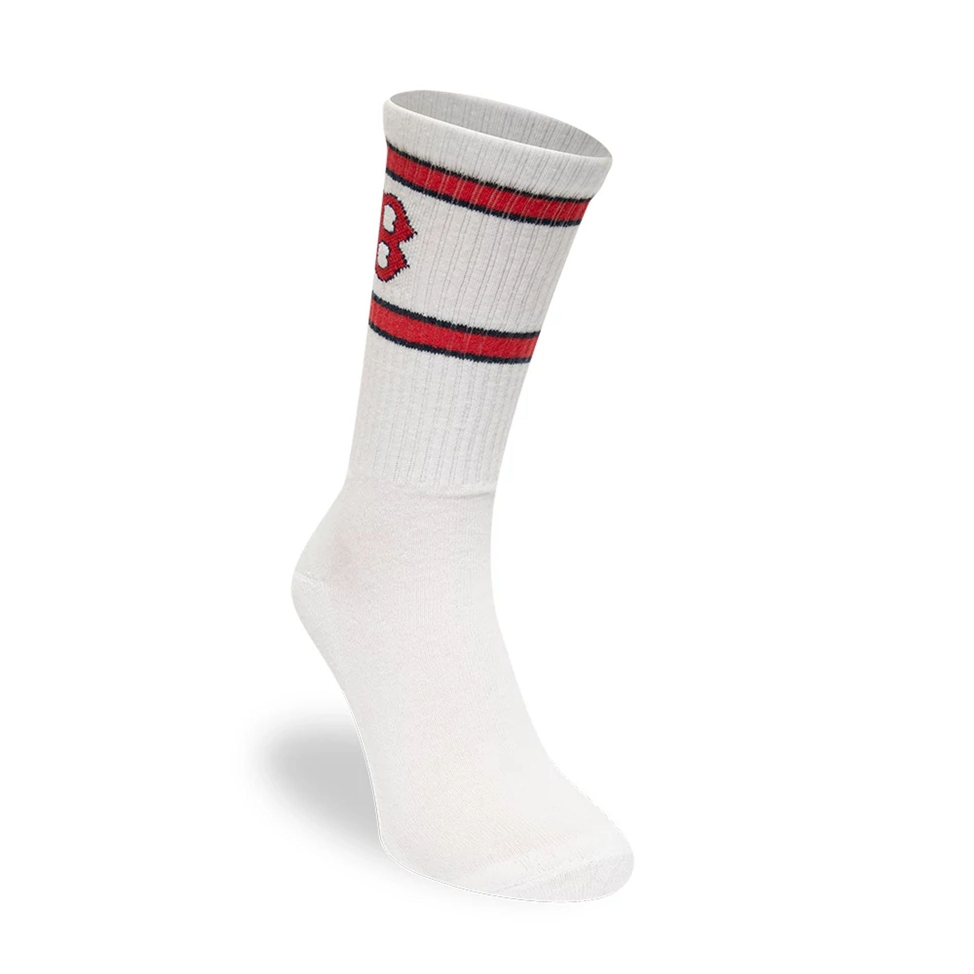 This is a Boston Red Sox MLB Premium White Socks 1