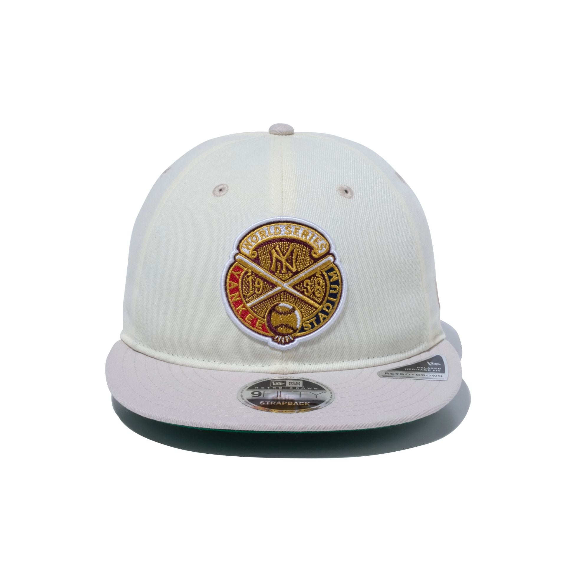 This is a MLB World Series New Era Japan Cream Retro Crown 9FIFTY Strapback Cap 2