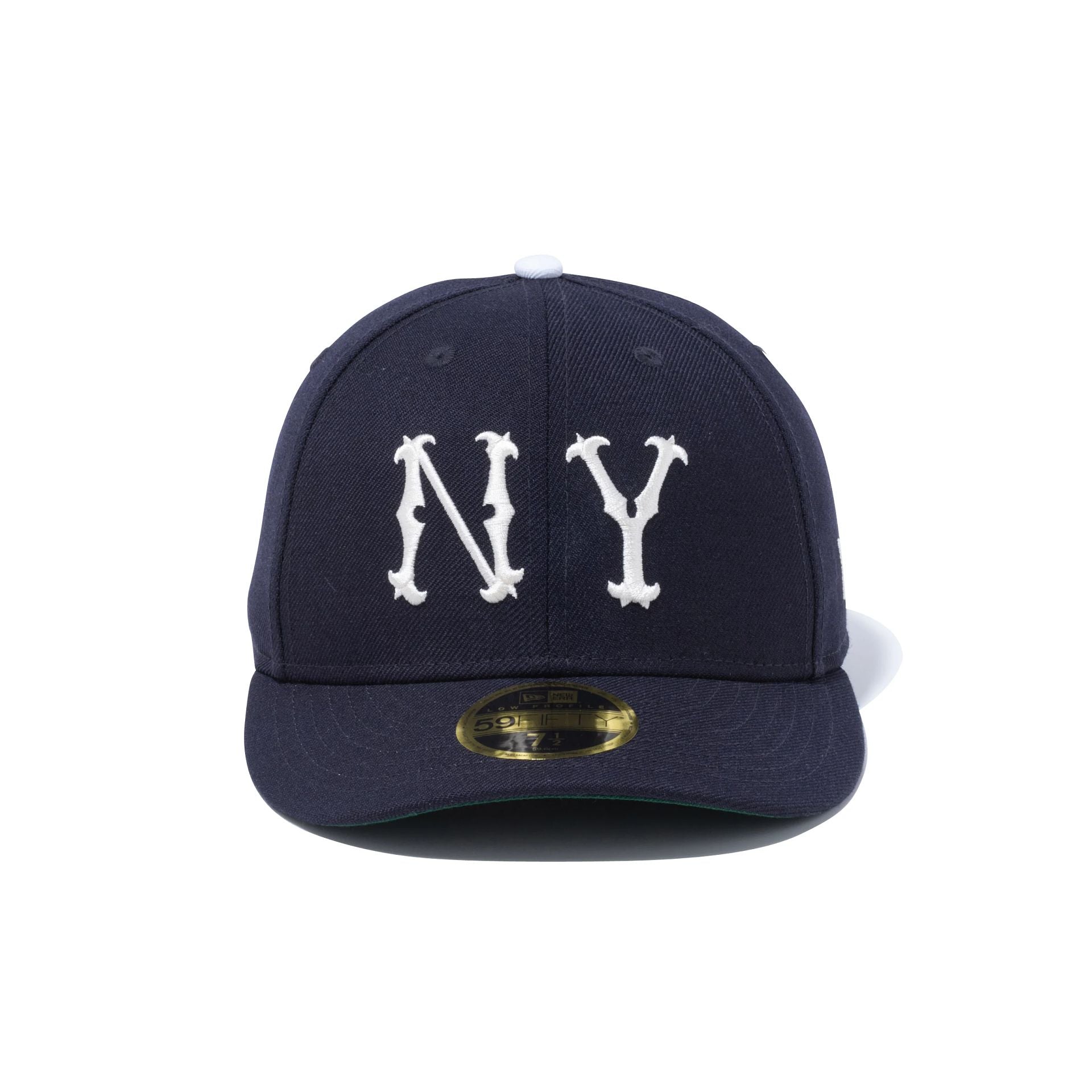 This is a New York Highlanders New Era Japan Navy Low Profile 59FIFTY Fitted Cap 2