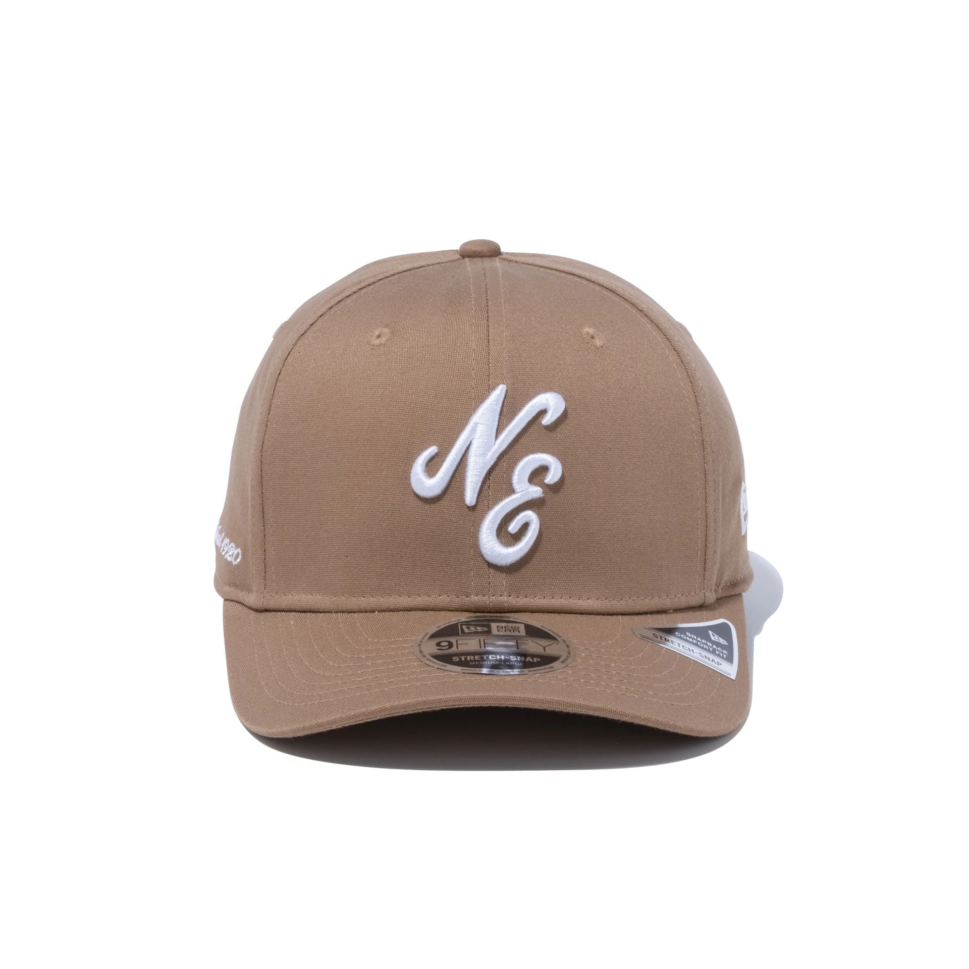 This is a New Era Japan Classic Logo Brown 9FIFTY Stretch Snap Cap 2