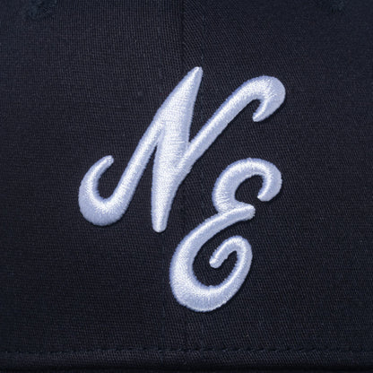 This is a New Era Japan Classic Logo Black 9FIFTY Stretch Snap Cap 5