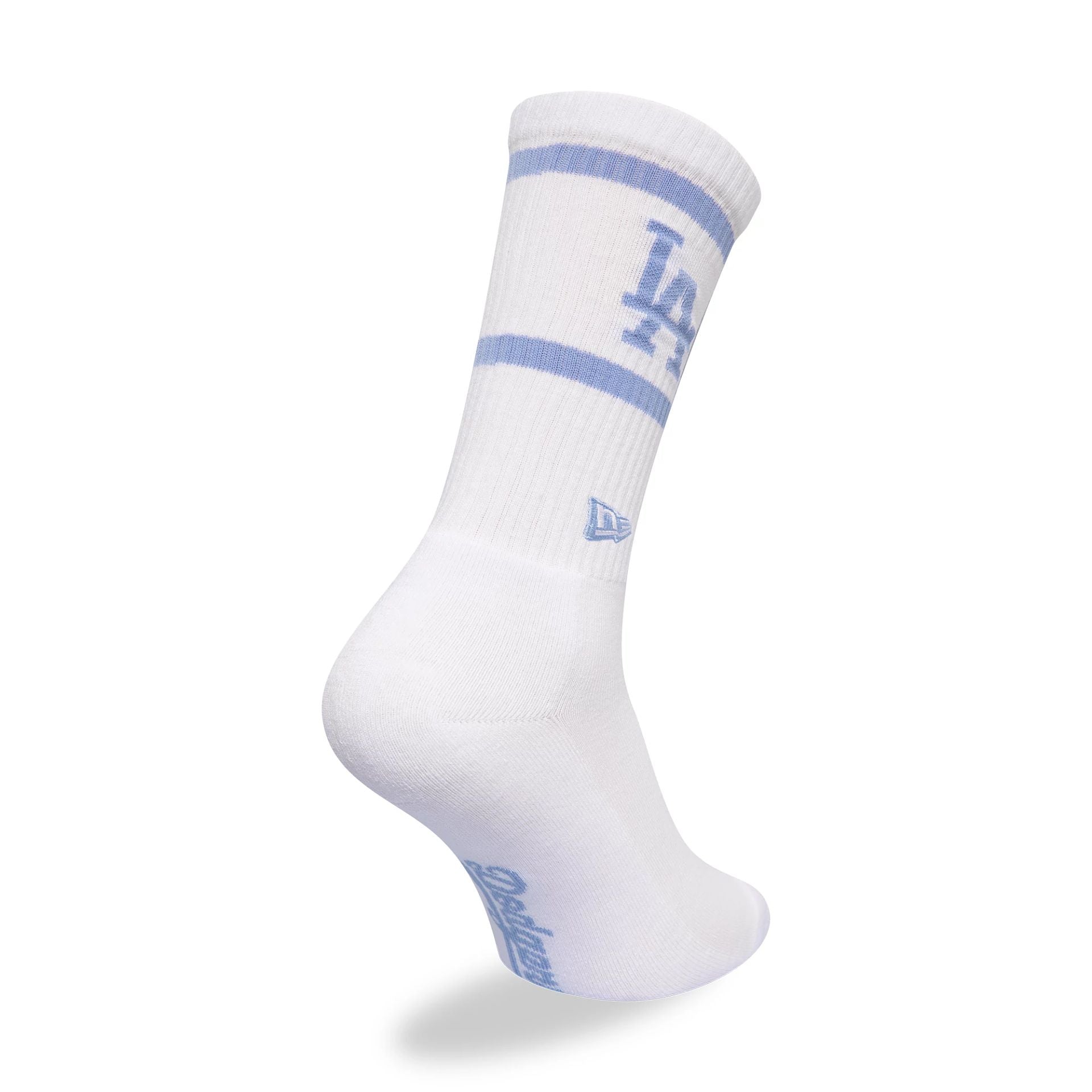 This is a LA Dodgers MLB White Crew Socks 2