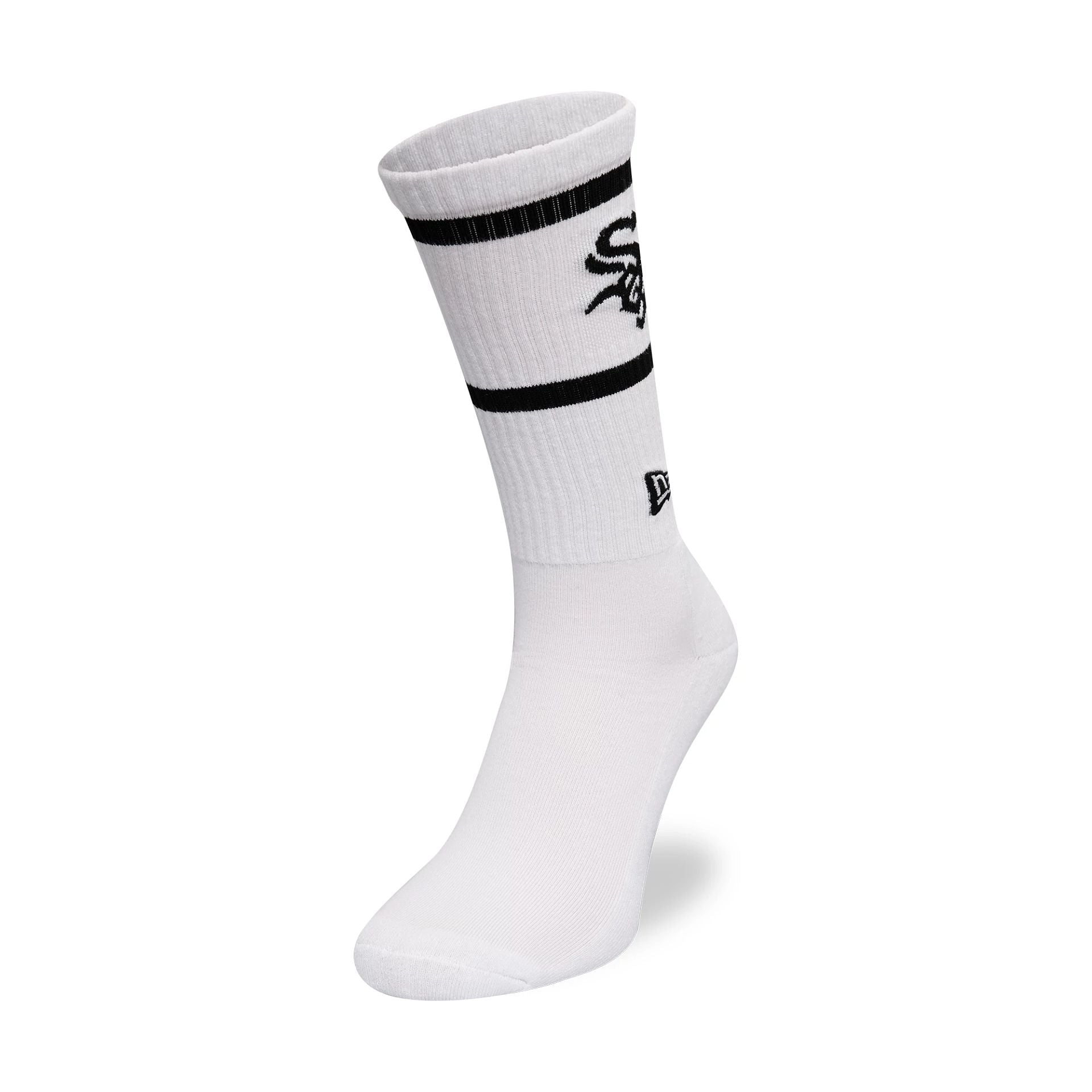 This is a Chicago White Sox MLB White Crew Socks 1