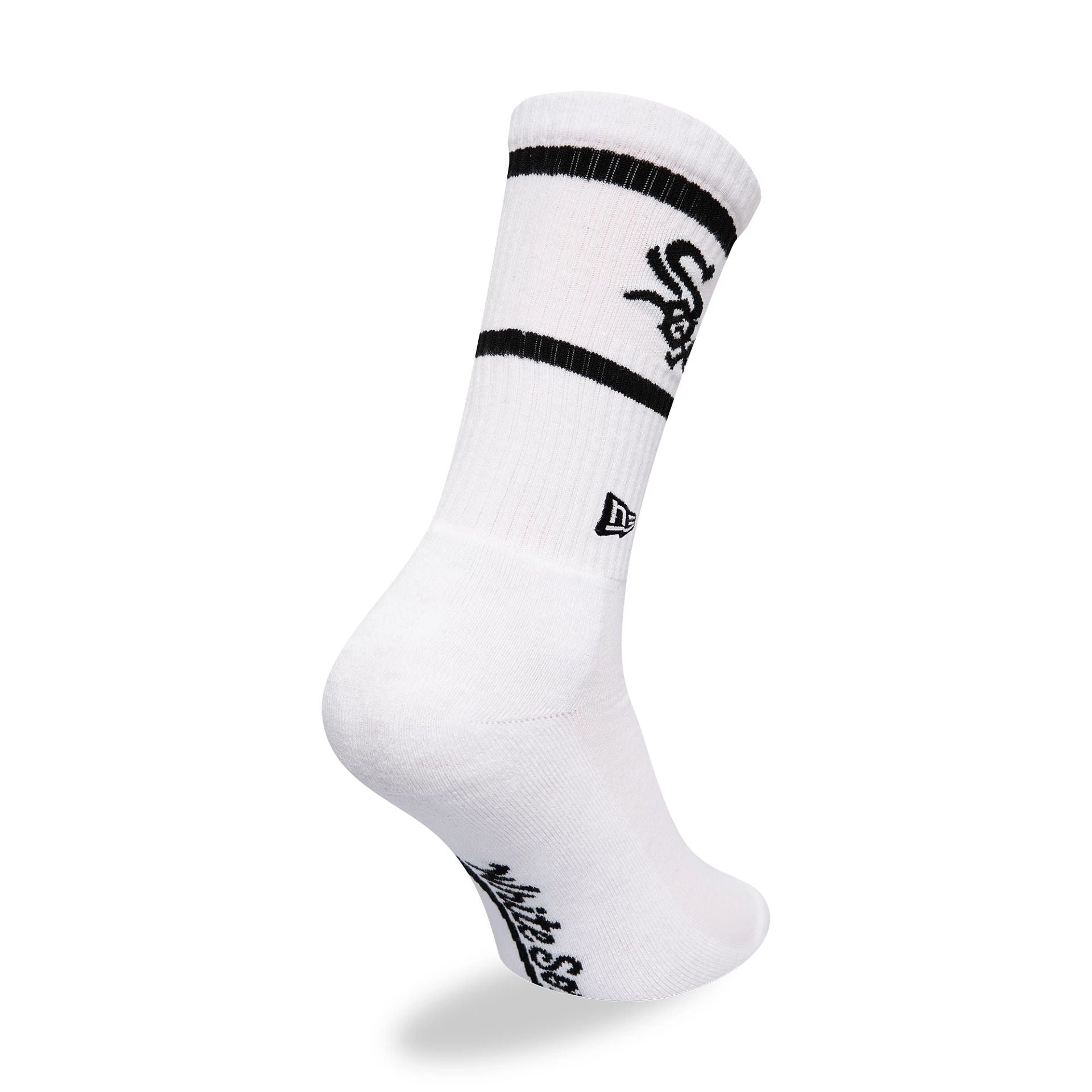 This is a Chicago White Sox MLB White Crew Socks 2