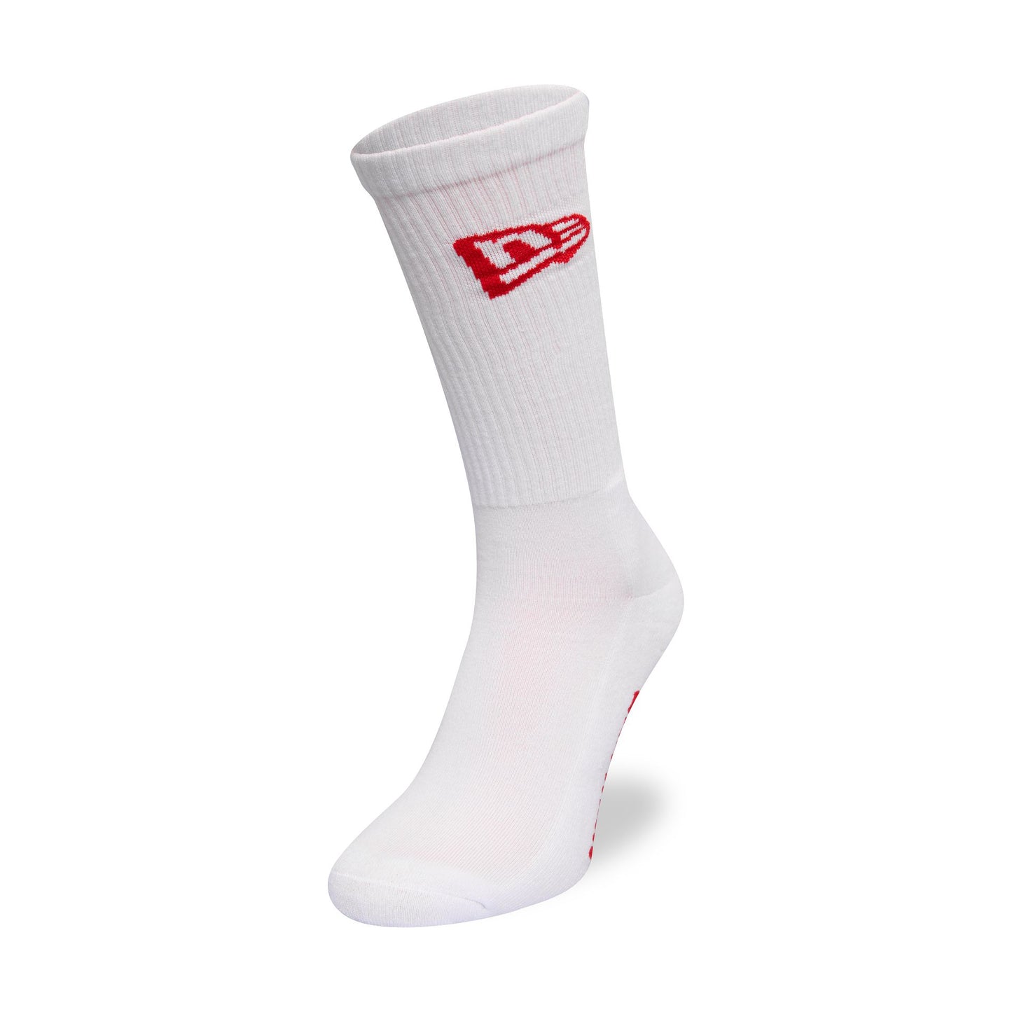 This is a New Era Flag White 3 Pack Crew Socks 11