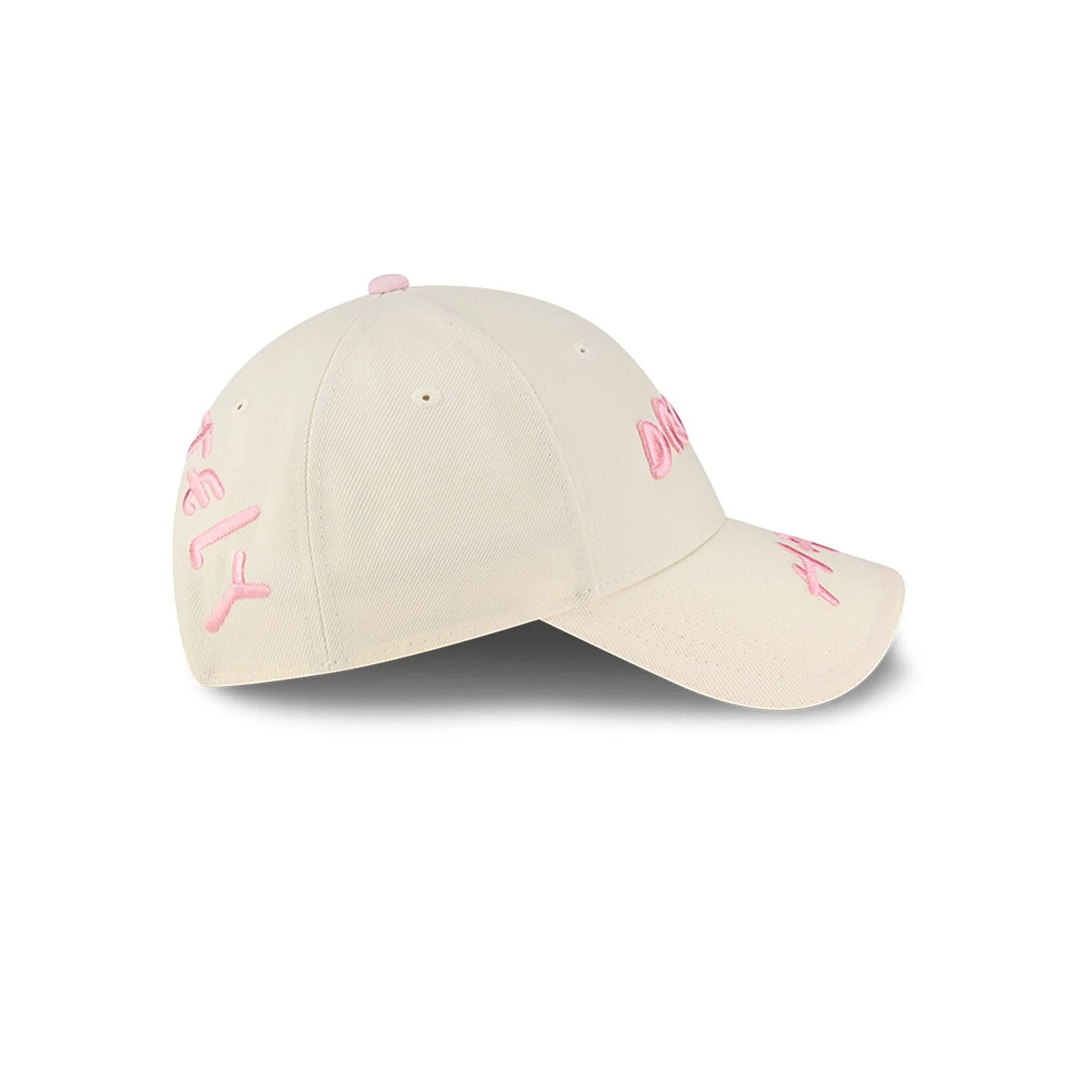 This is a Ricardo Luévanos x New Era Off White 9FORTY Adjustable Cap 6