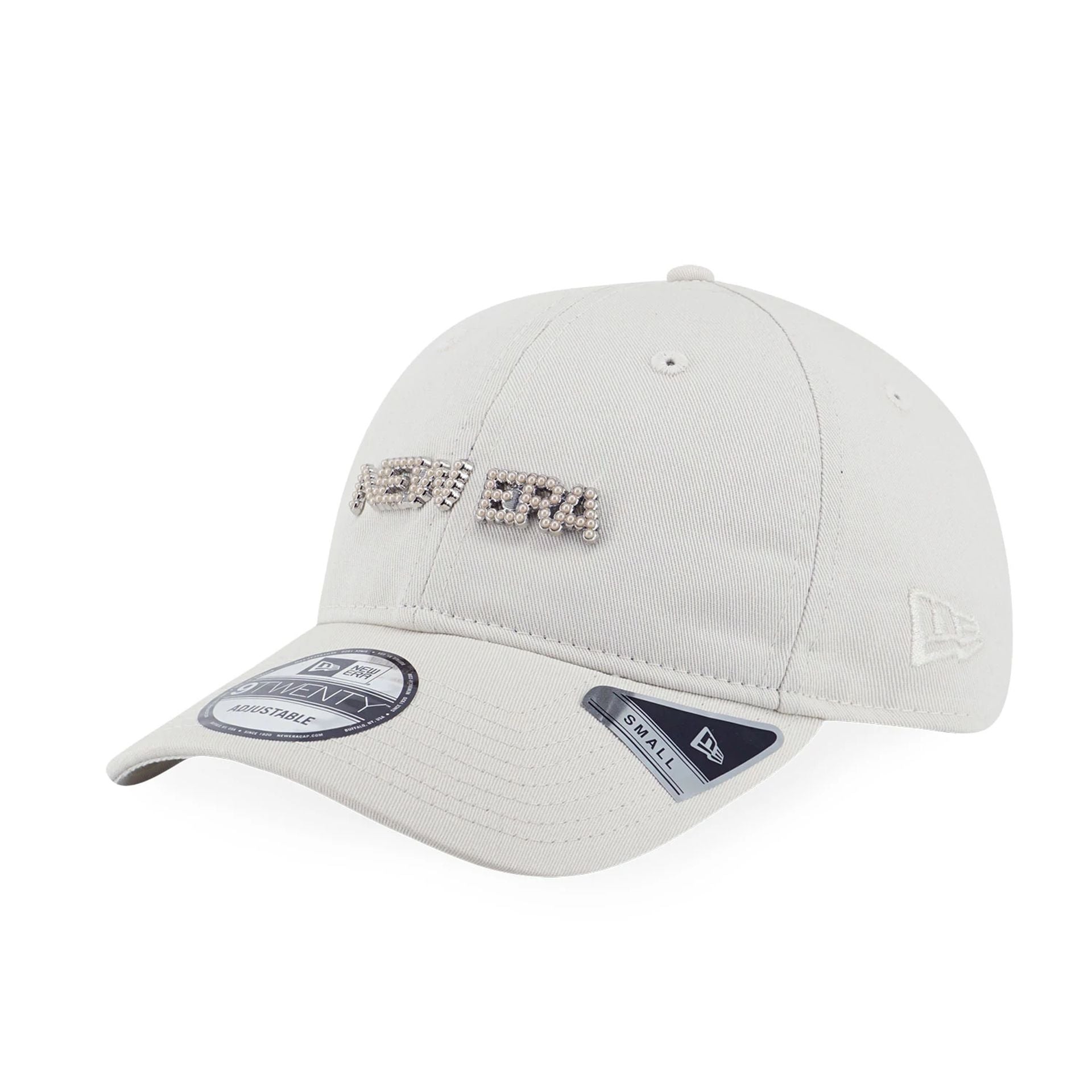 This is a New Era Savor The Moment White 9TWENTY Adjustable Cap 1