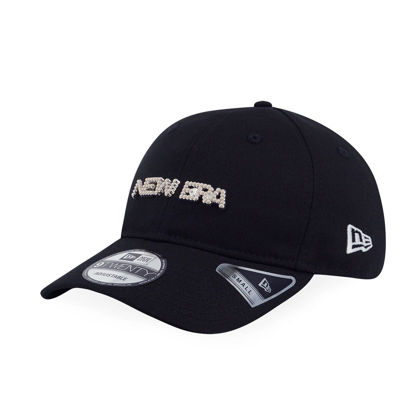 This is a New Era Savor The Moment Black 9TWENTY Adjustable Cap 1