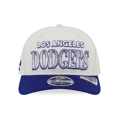 This is a LA Dodgers Pre-curved League Retro Cream 9FIFTY Original Fit Snapback Cap 3